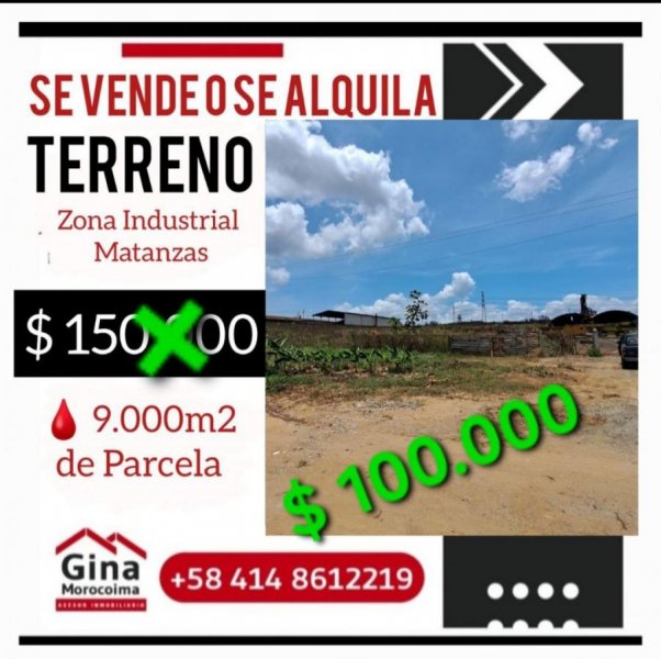 Terreno en Venta en Zona Ind. Matanzas Puerto Ordaz, Bolívar