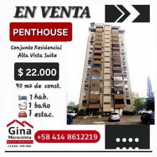 Vendo Pent hause en Alta vista Suite 