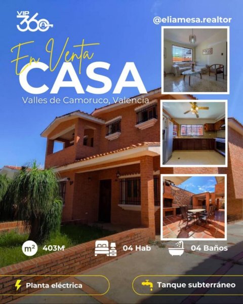 Casa en Venta en Valencia Valles de Camoruco, Carabobo