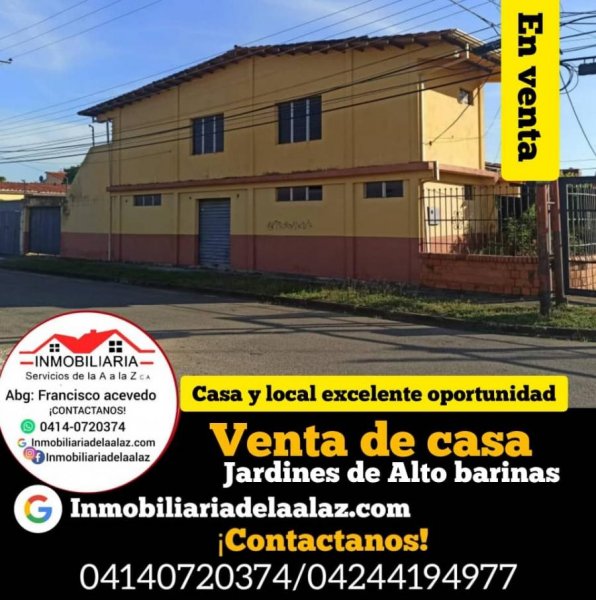 Foto Casa en Venta en barinas, Barinas Capital, Barinas - U$D 35.000 - CAV171528 - BienesOnLine