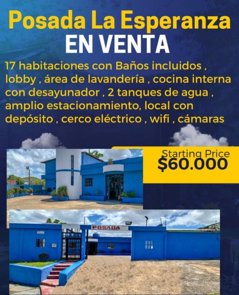 Hotel en Venta en Cachamay Ciudad Guayana, Bolívar